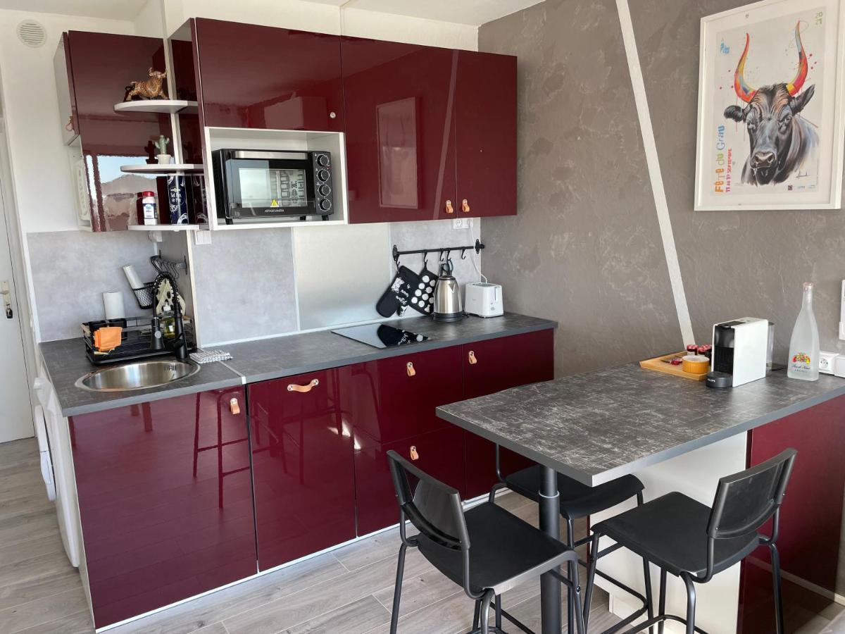 Superbe Studio, Terrasse, Piscine, Parking Le Grau-du-Roi Kültér fotó